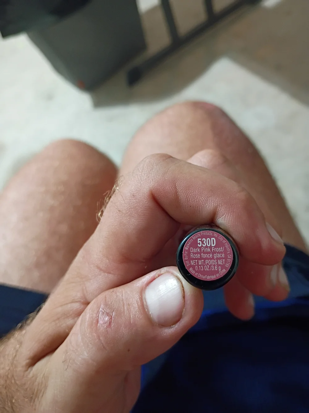 wet n wild 530D Dark Pink Frost lipstick - dark pink